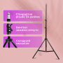 Штатив для кільцевої лампи 2.1 метр Tripod, GoPro, Камери, Фотоапарата, Студійна фотостійка (1265)