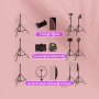 Штатив для кільцевої лампи 2.1 метр Tripod, GoPro, Камери, Фотоапарата, Студійна фотостійка (1265)