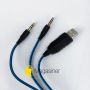 Игровые наушники Ovleng GT96 с микрофоном и подсветкой геймерские наушники Blue