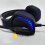 Игровые наушники Ovleng GT96 с микрофоном и подсветкой геймерские наушники Blue