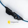 Игровые наушники Ovleng GT96 с микрофоном и подсветкой геймерские наушники Blue