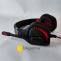 Игровые наушники Ovleng GT96 с микрофоном и подсветкой геймерские наушники Red