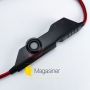 Игровые наушники Ovleng GT96 с микрофоном и подсветкой геймерские наушники Red