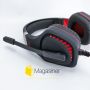 Игровые наушники Ovleng GT96 с микрофоном и подсветкой геймерские наушники Red