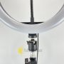 Кільцева LED лампа 26 см Ring Fill Light з тримачем для телефону лампа для селфі (1012-01)