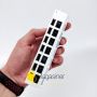Разветвитель на 7 портов USB 2.0 хаб с переключателями Memos HB27-203PBK Белый (1404-1)