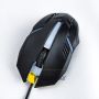  Игровой проводный комплект клавиатура и мышка Jedel GK100 геймерский комплект черный c RGB подсветкой