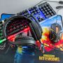  Игровой проводный комплект 4в1 клавиатура мышка наушники коврик Combo Gamer K01 геймерский комплект c RGB подсветкой