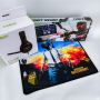  Игровой проводный комплект 4в1 клавиатура мышка наушники коврик Combo Gamer K01 геймерский комплект c RGB подсветкой