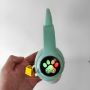 Бездротові навушники Bluetooth Cat STN-28 Котячі вушка Гарнітура з мікрофоном FM радіо + AUX, підсвічування (Бірюзовий)