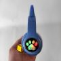 Бездротові навушники Bluetooth Cat STN-28 Котячі вушка Гарнітура з мікрофоном FM радіо + AUX, підсвічування (Синій)
