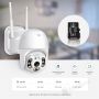 Вулична поворотна IP WIFI камера відеоспостереження WiFi HD-63 - 4мп ICSee камера зовнішнього спостереження для дому (1857-5)