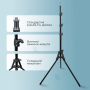 Складний штатив для кільцевої лампи 2 метри Tripod, GoPro, Камери, Фотоапарата, Студійна фотостійка (1265-2)