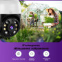 Вулична IP-камера відеоспостереження WiFi N3 (А8) - 4mp - ICSEE ЧОРНА (2776)