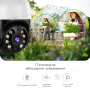 Вулична IP-камера відеоспостереження WiFi N3 (А8) 4mp + карта пам'яті 64 гб - ICSEE ЧОРНА (2776-1)