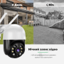 Вулична IP-камера відеоспостереження WiFi N3 (А8) 4mp + карта пам'яті 64 гб - ICSEE ЧОРНА (2776-1)