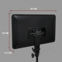 Професійна LED лампа PM-36 RGB 36х25 см зі штативом 2,1 метр (2480)