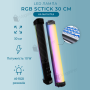 Студійна LED лампа-стік RGB STICK 30 см з RGB режимами світіння (2889)