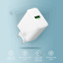 Мережевий зарядний пристрій адаптер 3А Mibrand quick charge 3.0 (2252)