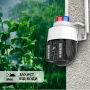 Вулична поворотна WI-FI IP-камера відеоспостереження IP WiFi Q15 v380 3 Мп з віддаленим доступом (2941)