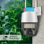 Вулична поворотна WI-FI IP-камера відеоспостереження IP WiFi Q18 v380 3 Мп з віддаленим доступом (2942)