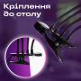 Фітолампа повного спектра USB з 4 лампами на прищіпці з таймером і USB (2992)