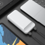 Повербанк Hoco NewJoy J52A 20000mAh + 2 шт. USB-шнур для вай-фай роутера 9В/12В (Led лампа в подарунок) (3062)