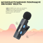 Професійний подвійний петличний мікрофон Boya BY-V20 з адаптером Type-C (2686-1)