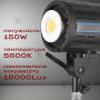 Професійний студійний прожектор відеосвітло ET-150-D 150W із софтбоксом (2791)