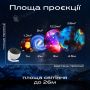 Нічник-проектор зоряного неба Galaxy Projector для домашнього планетарію 12 галактик - Рожевий (3093-3)