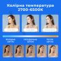 Портативне відеосвітло RGB для фото- та відеозйомки, накамерне світло з прищіпкою (3414)
