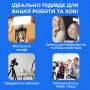 Портативне відеосвітло RGB для фото- та відеозйомки, накамерне світло з триногою (3414-1)