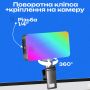 Портативне відеосвітло RGB для фото- та відеозйомки, накамерне світло з триногою (3414-1)
