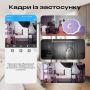 Настільний годинник з камерою відеоспостереження WiFi на акумуляторі (3353)