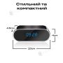 Настільний годинник з камерою відеоспостереження WiFi на акумуляторі (3353)
