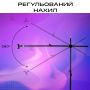 Штатив журавель для телефону 2.1 м з кільцевою лампою 26 см для предметної зйомки (3493)