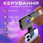 Штатив для телефону 180 см з відеоосвітленням RGB і бездротовим петличним мікрофоном (3509)