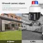 Набір 2 шт. Вулична поворотна Wi-Fi IP-камера відеоспостереження IP WiFi Q15 v380 3 Мп з віддаленим доступом (2941-2)