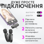 Подвійний мікрофон-петличка Hoco L15 Type-C/Lightning для телефону (3450)
