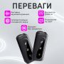 Мікрофон петличка Jmary MW-17 Type-C подвійний із зарядним кейсом (3618)