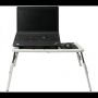 Подставка столик E-Table LD09 раскладной трансформер для ноутбука с 2 USB кулерами охлаждения E-Table LD09