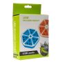 Сетевой фильтр универсальный HEXAGON SOCKET на 4 розетки и 4 USB порта переноска синий