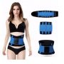 Пояс для похудения на липучке Hot Shapers Belt Power утягивающий Синий