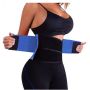 Пояс для похудения на липучке Hot Shapers Belt Power утягивающий Синий