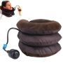 Надувная подушка для шеи Tractors For Cervical Spine ортопедический воротник при остеохондрозе Brown