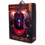 Игровая проводная мышка Jedel GM740 2400 dpi мышь компьютерная геймерская LED подсветка черная
