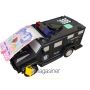 Электронная копилка-сейф с кодовым замком и отпечатком Cach Truck Машинка Hummer черная (1519)