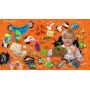 Детский игровой набор для творчества Яйцо Динозавра Dino WOW Box Danko Toys оранжевое