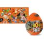 Детский игровой набор для творчества Яйцо Динозавра Dino WOW Box Danko Toys оранжевое