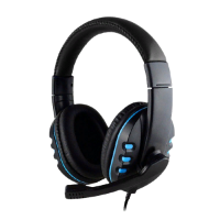 Игровые накладные проводные наушники с подсветкой KR-GM102 с микрофоном геймерские для компьютера и ноутбука